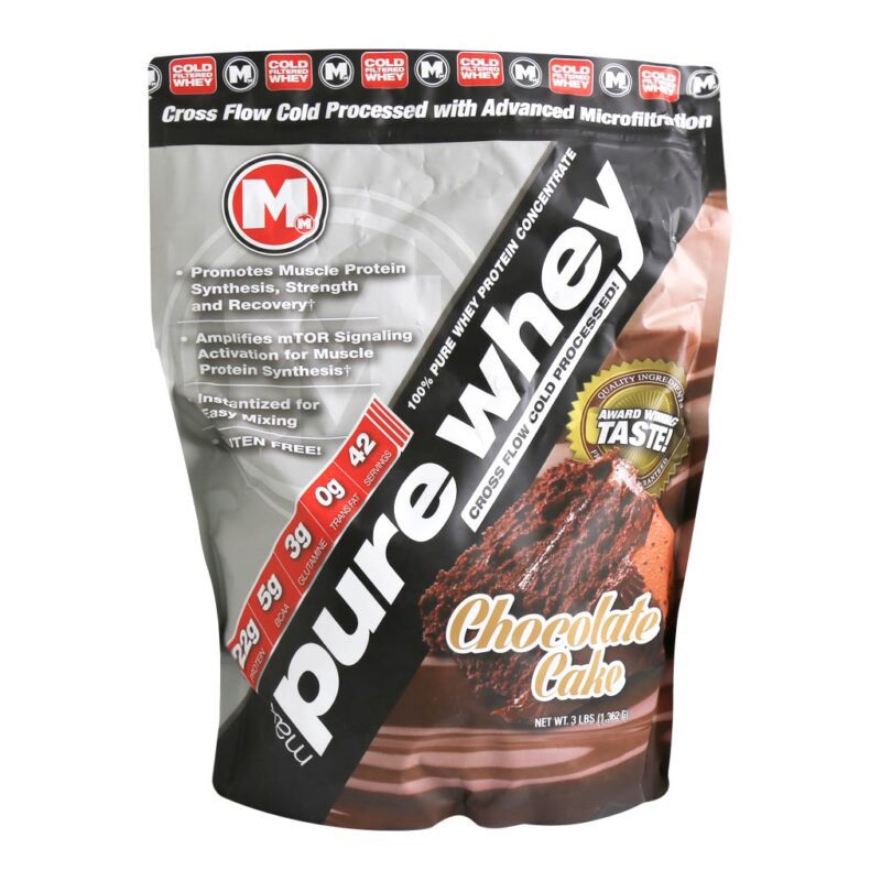 max muscle pure whey front