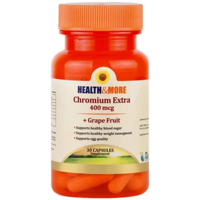 کپسول کرومیوم اکسترا ۴۰۰ هلث اند مور Chromium Extra 400 Health & More