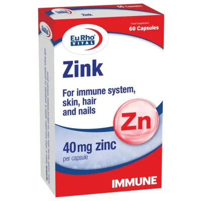 زینک 40 میلی گرم 60 عددی یوروویتال | Eurho Vital