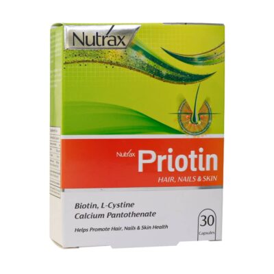 قرص پریوتین نوتراکس /Nutrax Priotin 30 Capsules