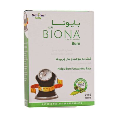 قرص بایونا برن نیچرز اونلی 30 عدد/Natures Only Biona Burn
